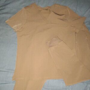 Brown mandala scrubs